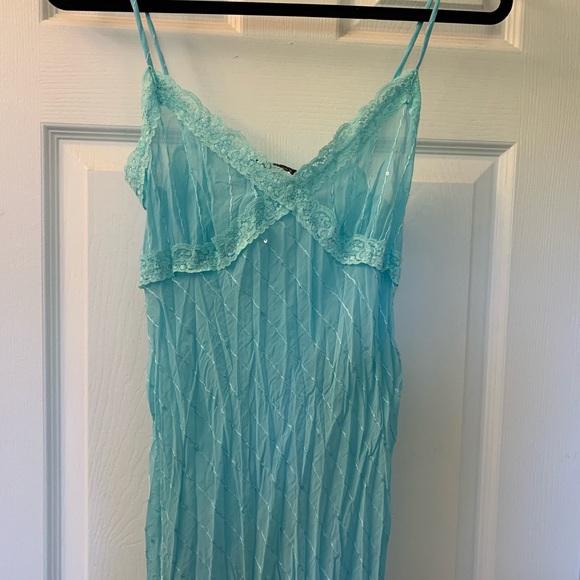 Sheer Blue Top - Picture 2 of 5